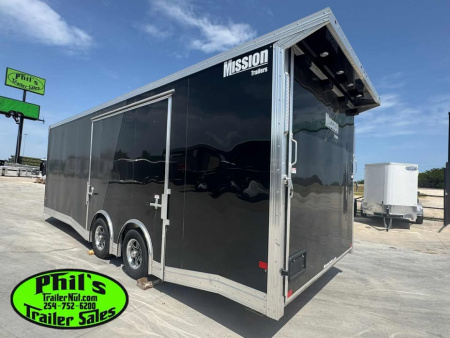 New 2024 Mission PINNACLE SERIES 8.5X24 Car / Racing Trailer ALUMINUM RACE TRAILER FULL ESCAPE DOOR WITH REMOVABLE FENDER SCRATCH & DENT ONLY 1 AVAILABLE AT THIS PRICE!