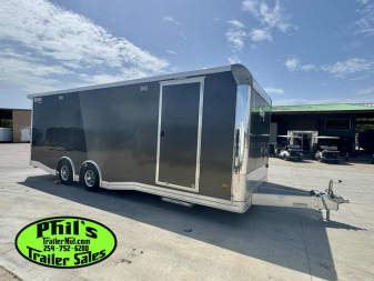 New 2024 Mission PINNACLE SERIES 8.5X24 Car / Racing Trailer ALUMINUM RACE TRAILER FULL ESCAPE DOOR WITH REMOVABLE FENDER SCRATCH & DENT ONLY 1 AVAILABLE AT THIS PRICE!