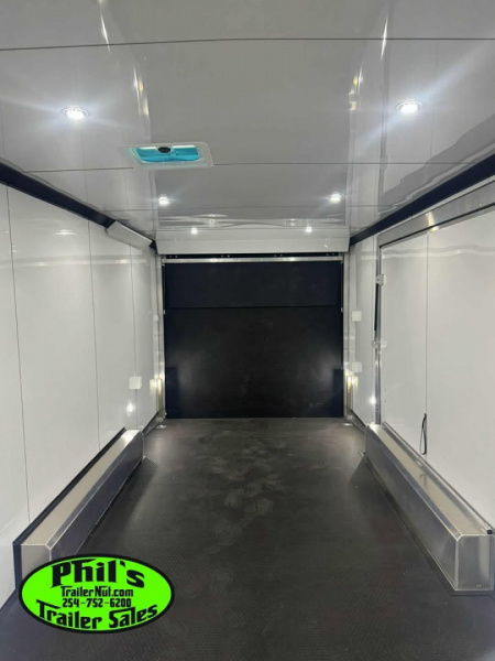 New 2024 Mission PINNACLE SERIES 8.5X24 Car / Racing Trailer ALUMINUM RACE TRAILER FULL ESCAPE DOOR WITH REMOVABLE FENDER SCRATCH & DENT ONLY 1 AVAILABLE AT THIS PRICE!
