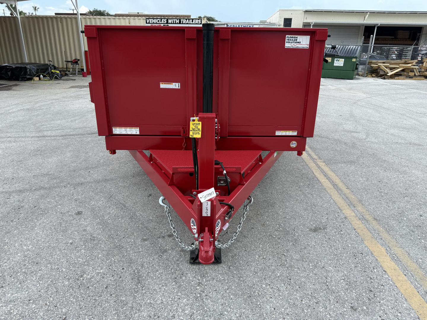 New 2026 Sure-Trac 7x14 Telescopic 14K W/ Hydraulic Jack Dump Trailer