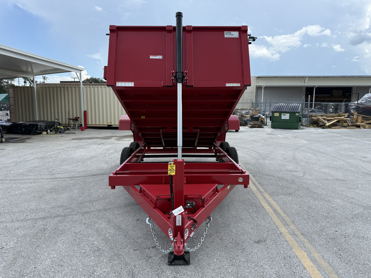 New 2026 Sure-Trac 7x14 Telescopic 14K W/ Hydraulic Jack Dump Trailer