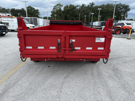 New 2026 Sure-Trac 7x14 Telescopic 14K W/ Hydraulic Jack Dump Trailer