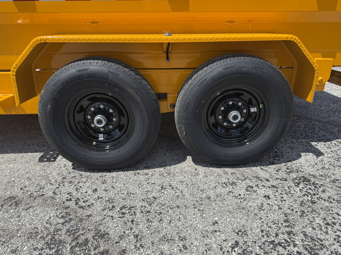 New 2026 Sure-Trac 7x14 Telescopic 14K W/ 15K Hydraulic Jack Dump Trailer