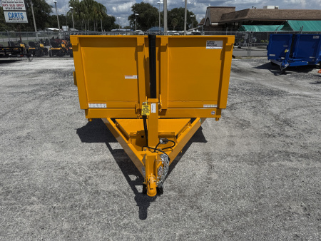 New 2026 Sure-Trac 7x14 Telescopic 14K W/ 15K Hydraulic Jack Dump Trailer