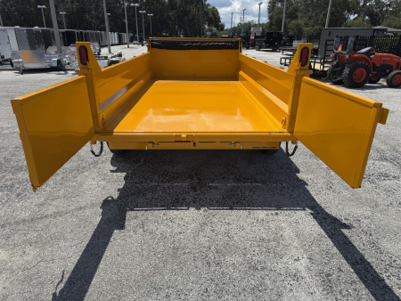 New 2026 Sure-Trac 7x14 Telescopic 14K W/ 15K Hydraulic Jack Dump Trailer