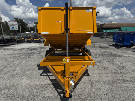 New 2026 Sure-Trac 7x14 Telescopic 14K W/ 15K Hydraulic Jack Dump Trailer