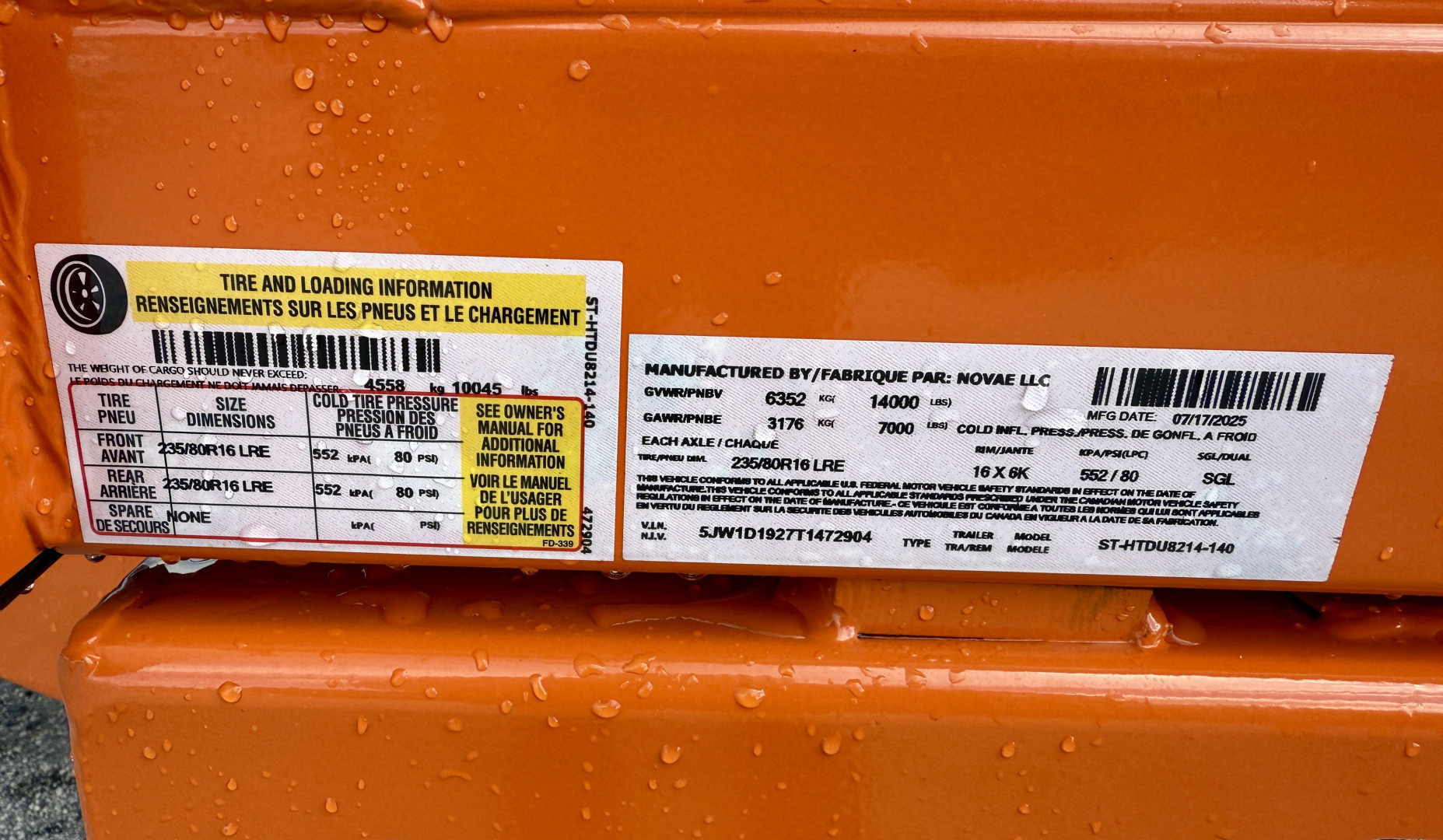 New 2026 Sure-Trac 7x14 14K W/ 15K Hydraulic Jack Dump Trailer