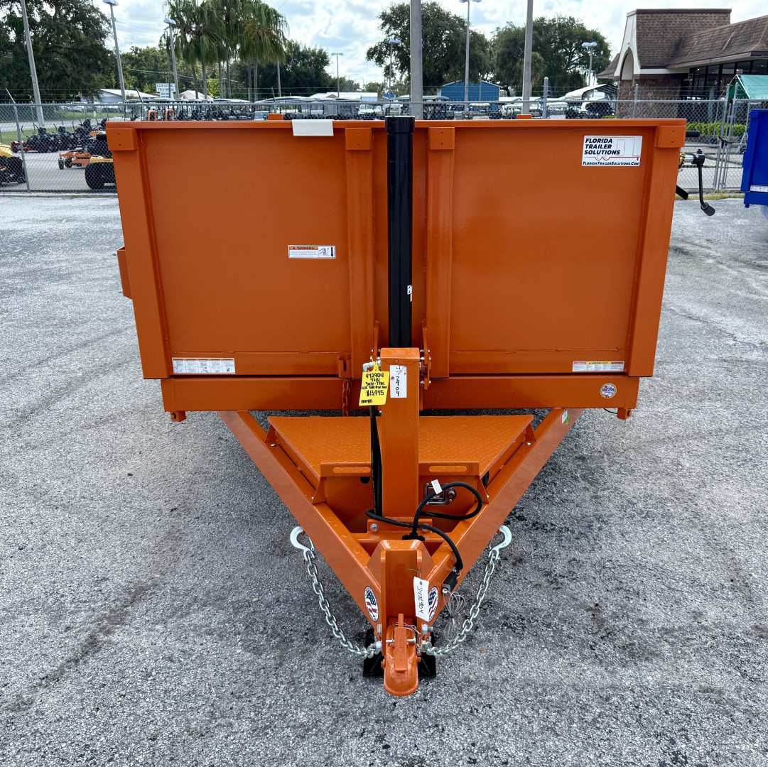 New 2026 Sure-Trac 7x14 14K W/ 15K Hydraulic Jack Dump Trailer