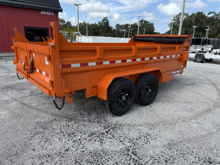 New 2026 Sure-Trac 7x14 14K W/ 15K Hydraulic Jack Dump Trailer