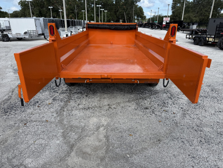 New 2026 Sure-Trac 7x14 14K W/ 15K Hydraulic Jack Dump Trailer