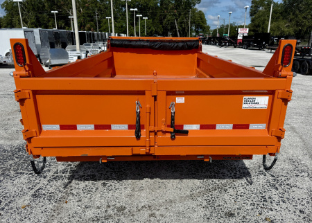 New 2026 Sure-Trac 7x14 14K W/ 15K Hydraulic Jack Dump Trailer