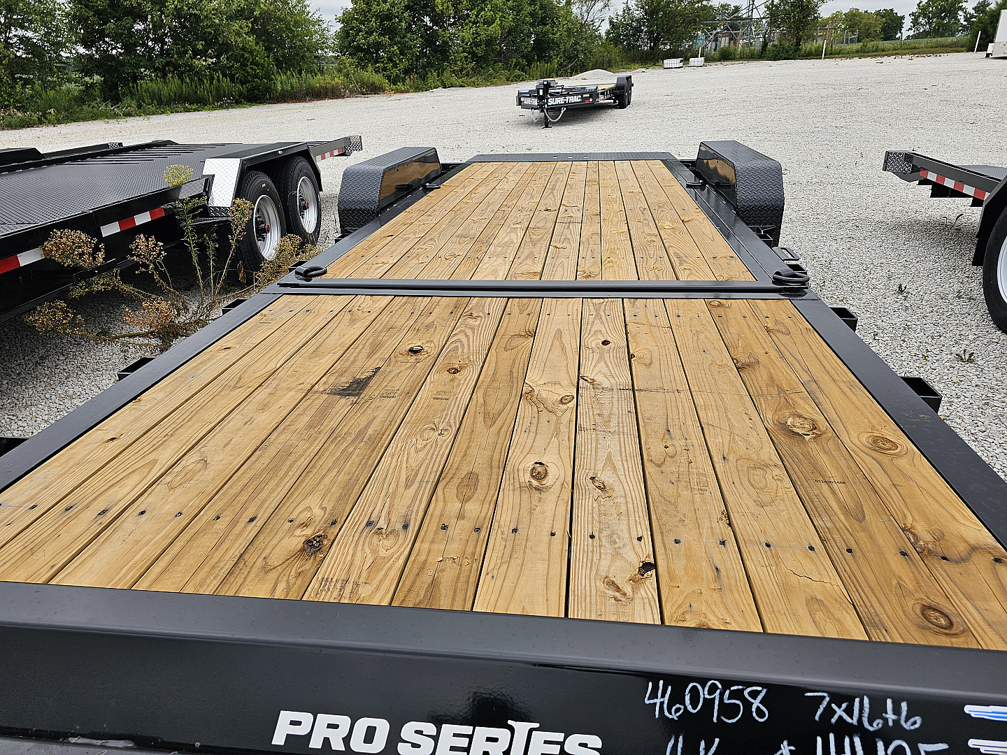New 2026 Sure-Trac 82" x 22' (16+6) 17.6K Pro Series Beam Tilt Equipment Trailer