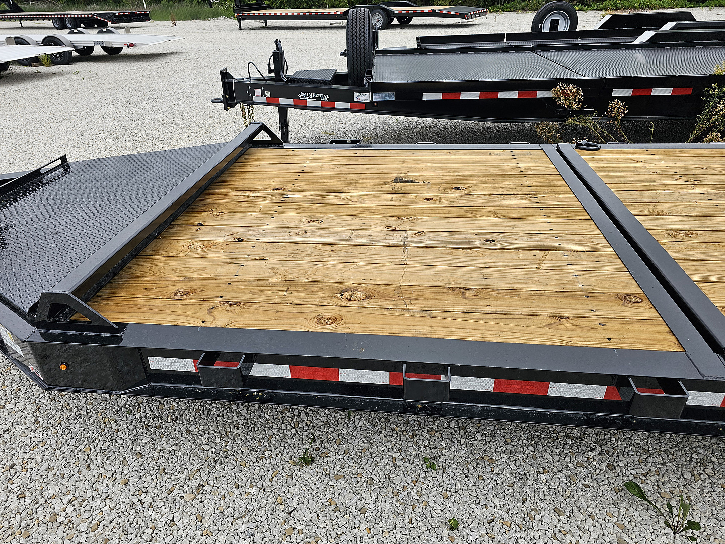 New 2026 Sure-Trac 82" x 22' (16+6) 17.6K Pro Series Beam Tilt Equipment Trailer
