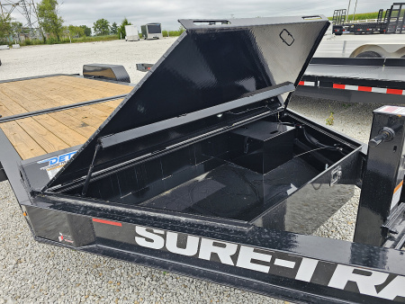 New 2026 Sure-Trac 82" x 22' (16+6) 17.6K Pro Series Beam Tilt Equipment Trailer