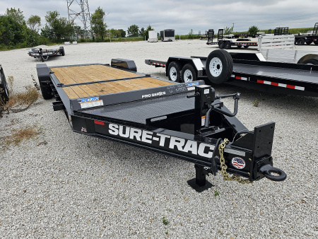 New 2026 Sure-Trac 82  x 22' (16+6) 17.6K Pro Series Beam Tilt Equipment Trailer