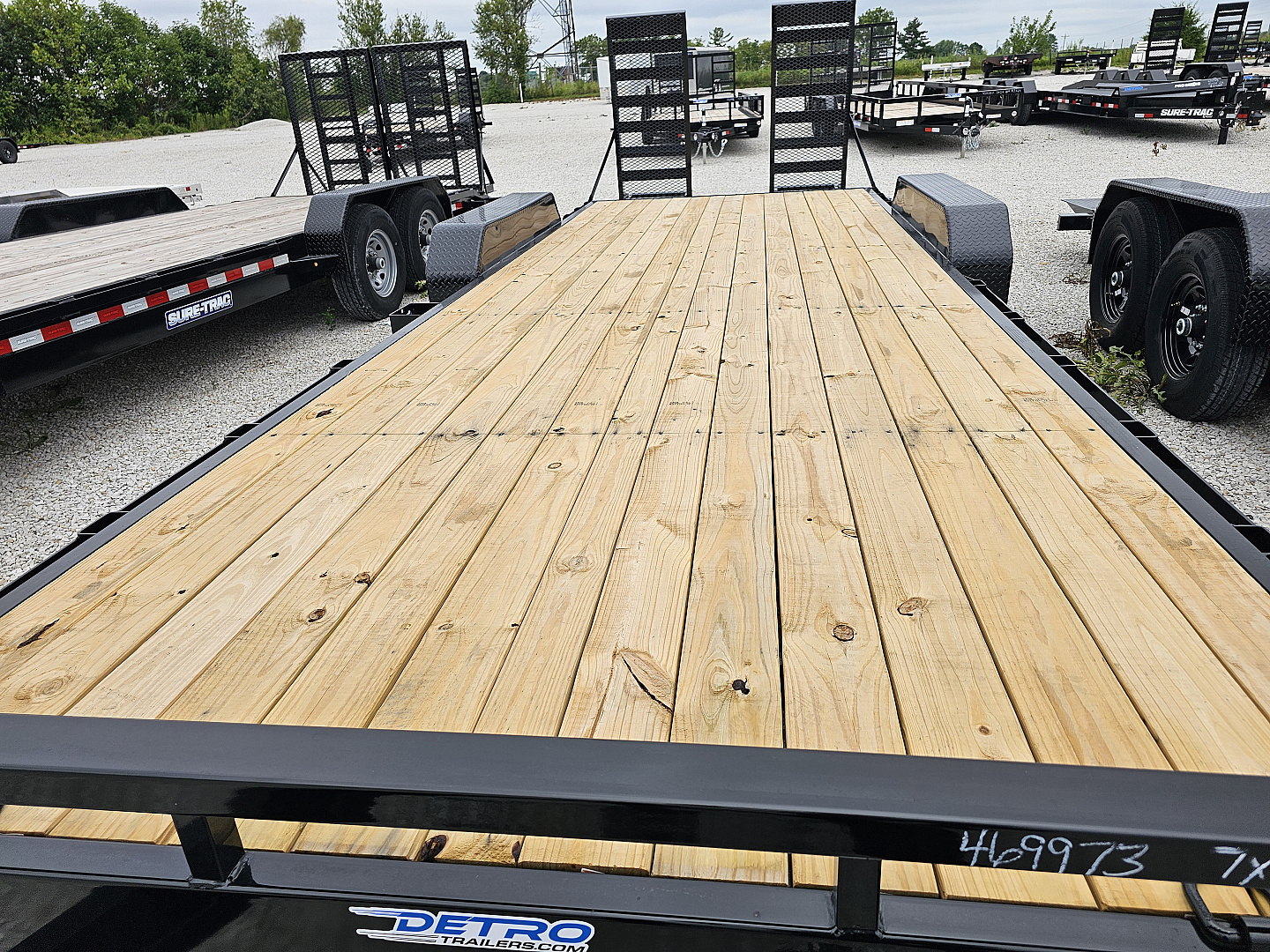 New 2026 Sure-Trac 7 x 22 (20+2) 14K Equipment Trailer