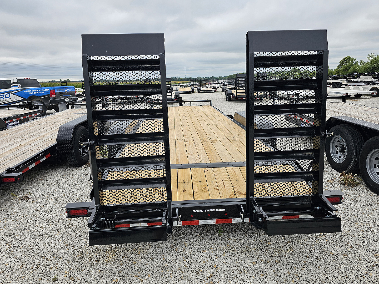 New 2026 Sure-Trac 7 x 22 (20+2) 14K Equipment Trailer