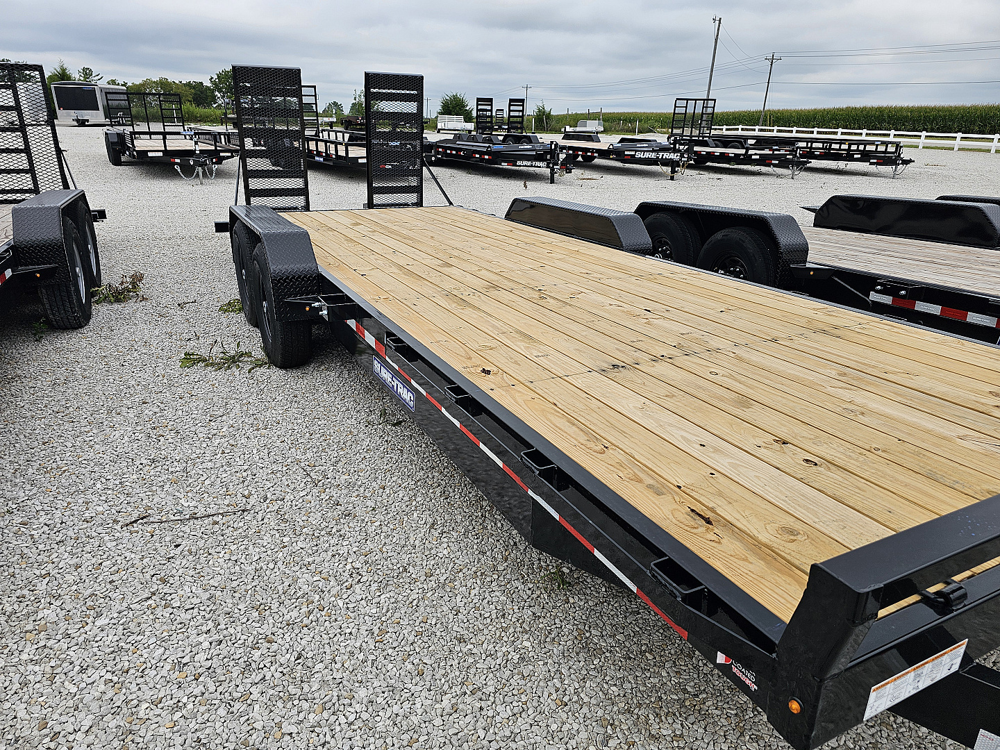 New 2026 Sure-Trac 7 x 22 (20+2) 14K Equipment Trailer