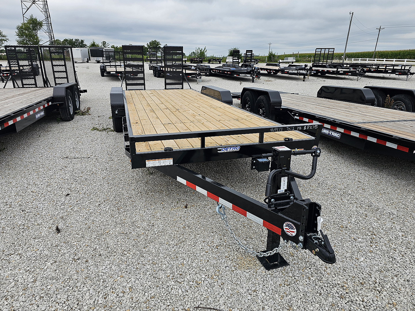 New 2026 Sure-Trac 7 x 22 (20+2) 14K Equipment Trailer