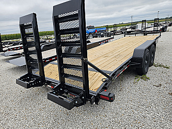 New 2026 Sure-Trac 7 x 22 (20+2) 14K Equipment Trailer