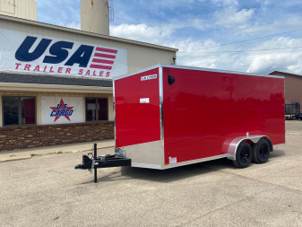 New 2026 US Cargo 7x16 Scout w/Ramp Door & 6ft 6in Height Cargo / Enclosed Trailer