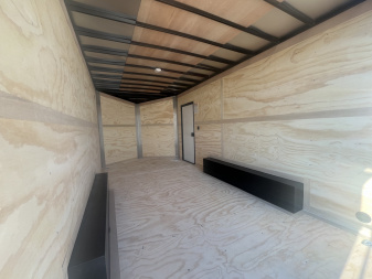 New 2026 United Trailers UJ-8.6X16TA35 VEE NOSE Cargo / Enclosed Trailer