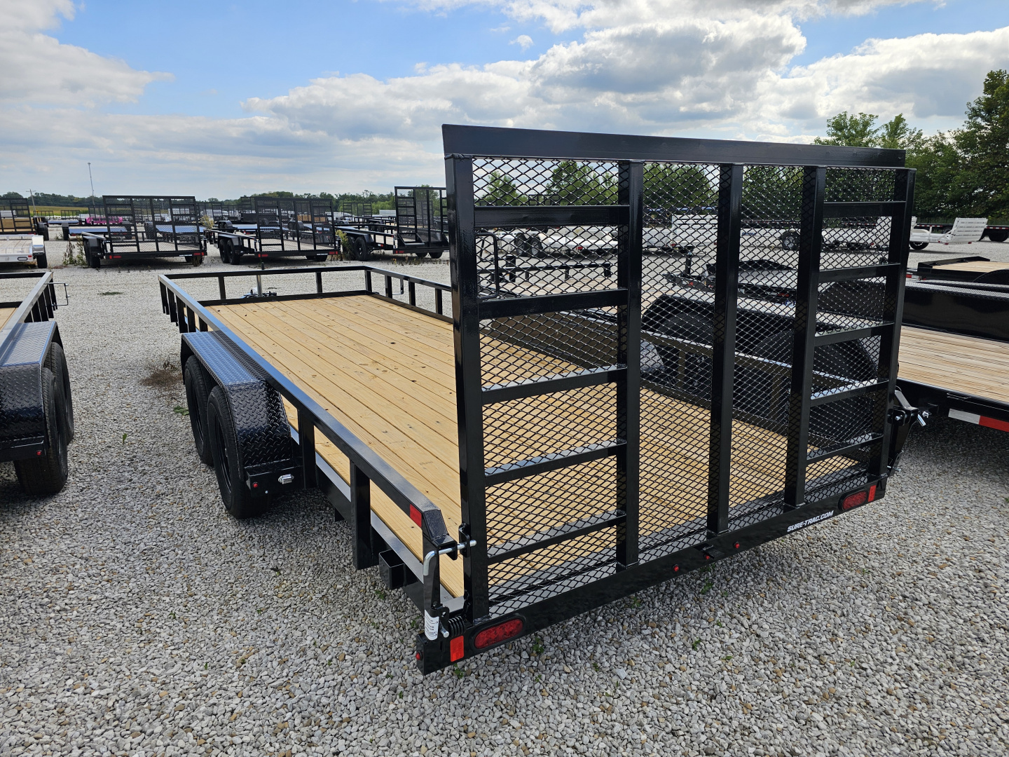 New 2026 Sure-Trac 7 x 20 7K Tube Top Utility Trailer