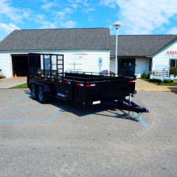 New 2026 Sure-Trac 7Xx16 7k Steel High Side Utility Trailer