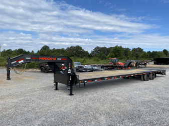 New 2026 MAXXD 102 X40' 25K Gooseneck Flatbed Trailer
