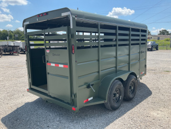 New 2026 Delco 6'8"x16' BP Livestock Trailer - S8