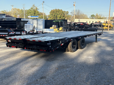 New 2026 PJ Trailers 102" x 25' (PL) 22.5K GVWR - Low-Pro Pintle w. Duals Deckover Trailer