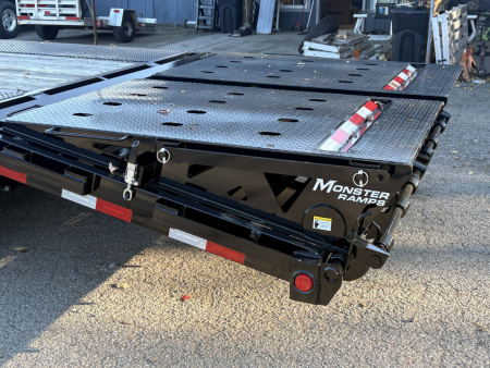 New 2026 PJ Trailers 102" x 25' (PL) 22.5K GVWR - Low-Pro Pintle w. Duals Deckover Trailer