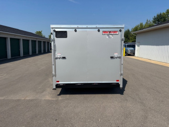 New 2026 Discovery Trailers 7.5x14 V-Nose Ramp Door Enclosed Trailer
