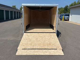 New 2026 Discovery Trailers 7.5x14 V-Nose Ramp Door Enclosed Trailer