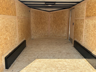 New 2026 Discovery Trailers 7.5x14 V-Nose Ramp Door Enclosed Trailer