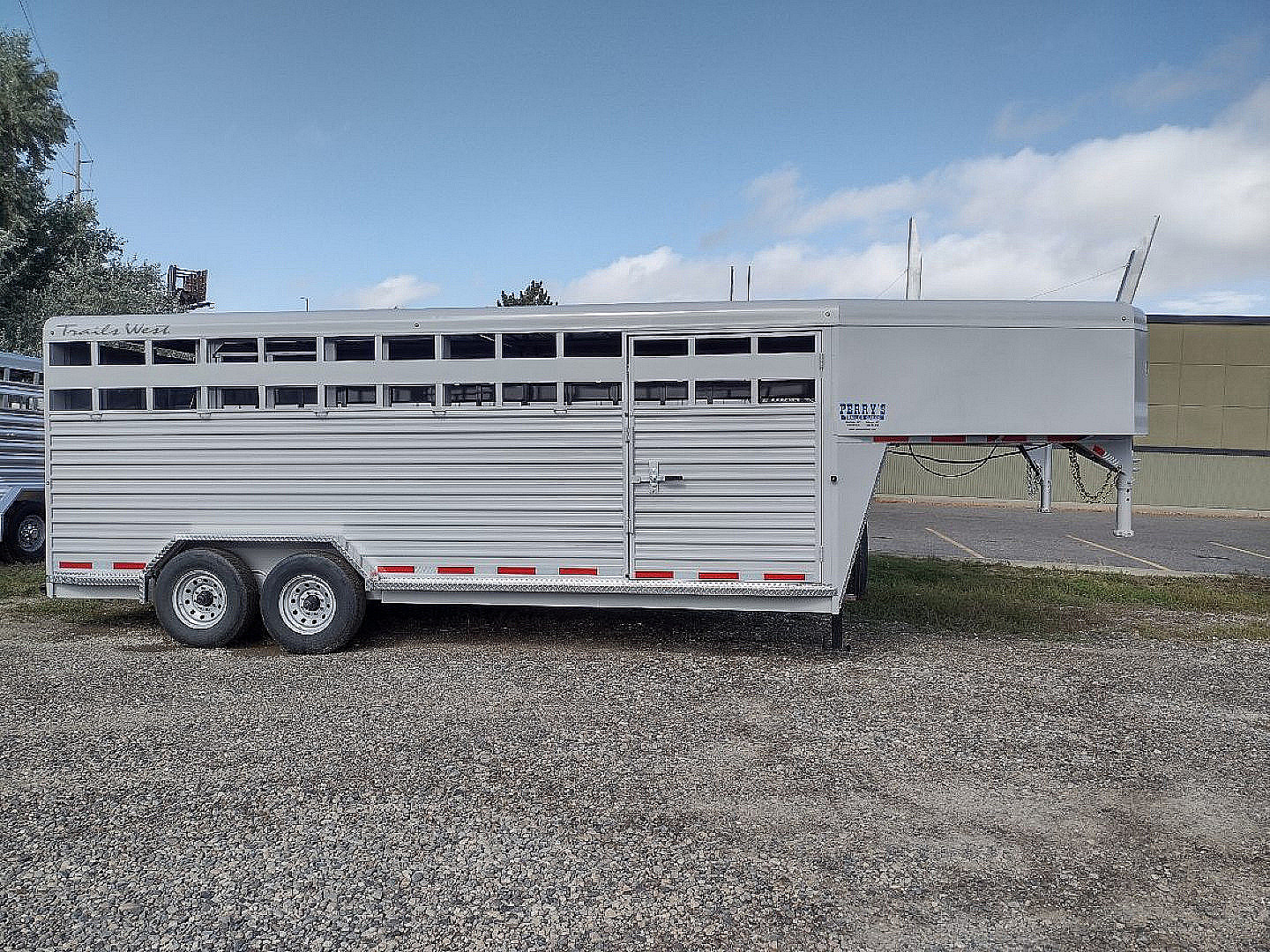 New 2026 Trails West Hotshot 20' Stock Trailer