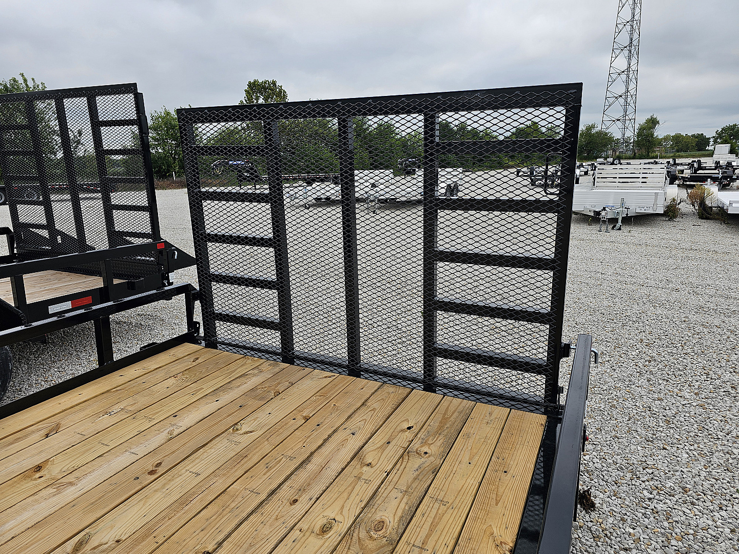 New 2026 Sure-Trac 7 x 18 7K Tube Top Utility Trailer