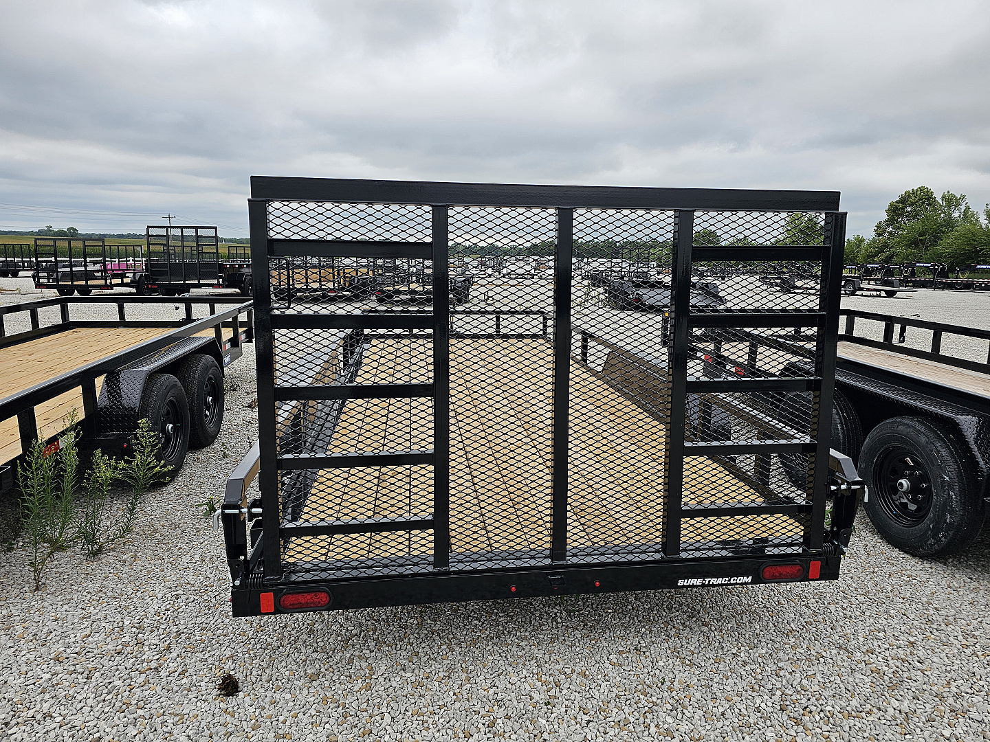 New 2026 Sure-Trac 7 x 18 7K Tube Top Utility Trailer
