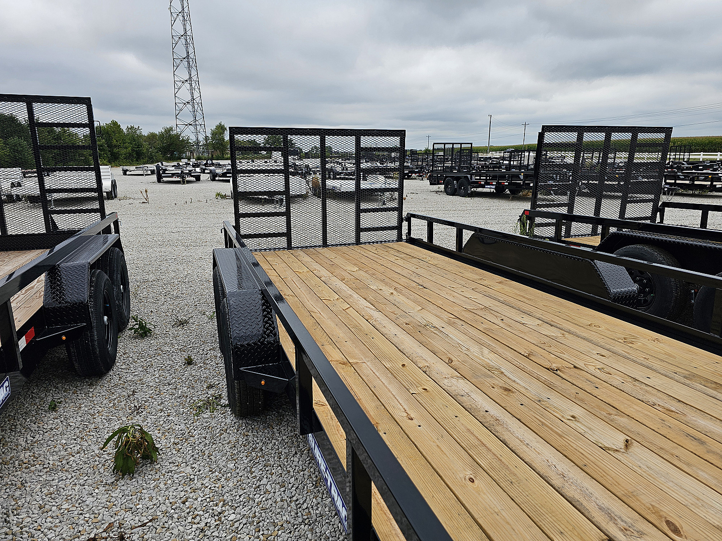 New 2026 Sure-Trac 7 x 18 7K Tube Top Utility Trailer