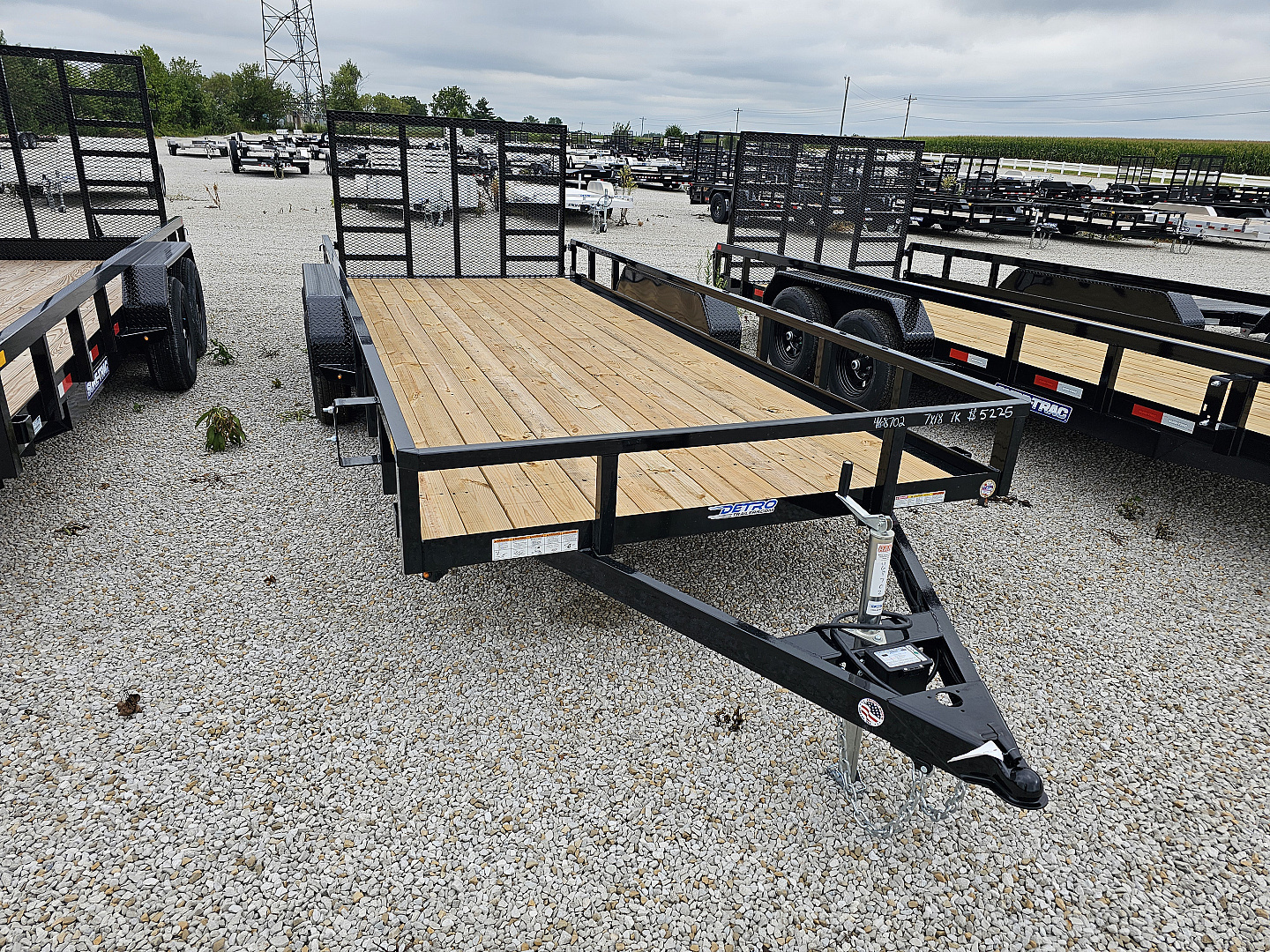 New 2026 Sure-Trac 7 x 18 7K Tube Top Utility Trailer