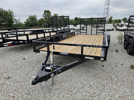 New 2026 Sure-Trac 7 x 18 7K Tube Top Utility Trailer