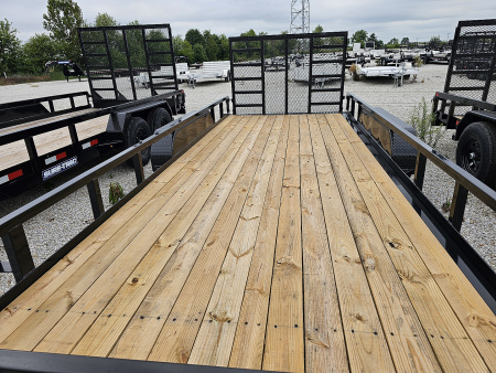 New 2026 Sure-Trac 7 x 18 7K Tube Top Utility Trailer