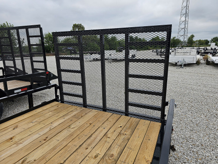 New 2026 Sure-Trac 7 x 18 7K Tube Top Utility Trailer