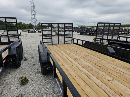 New 2026 Sure-Trac 7 x 18 7K Tube Top Utility Trailer