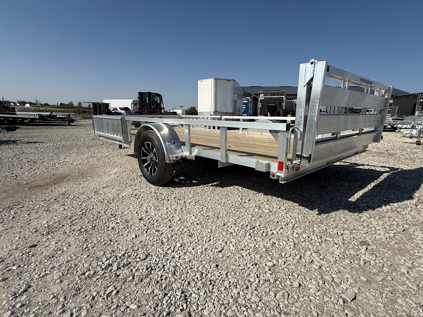 New 2026 H&H Aluminum 82"x14' 3k ATV Utility Trailer