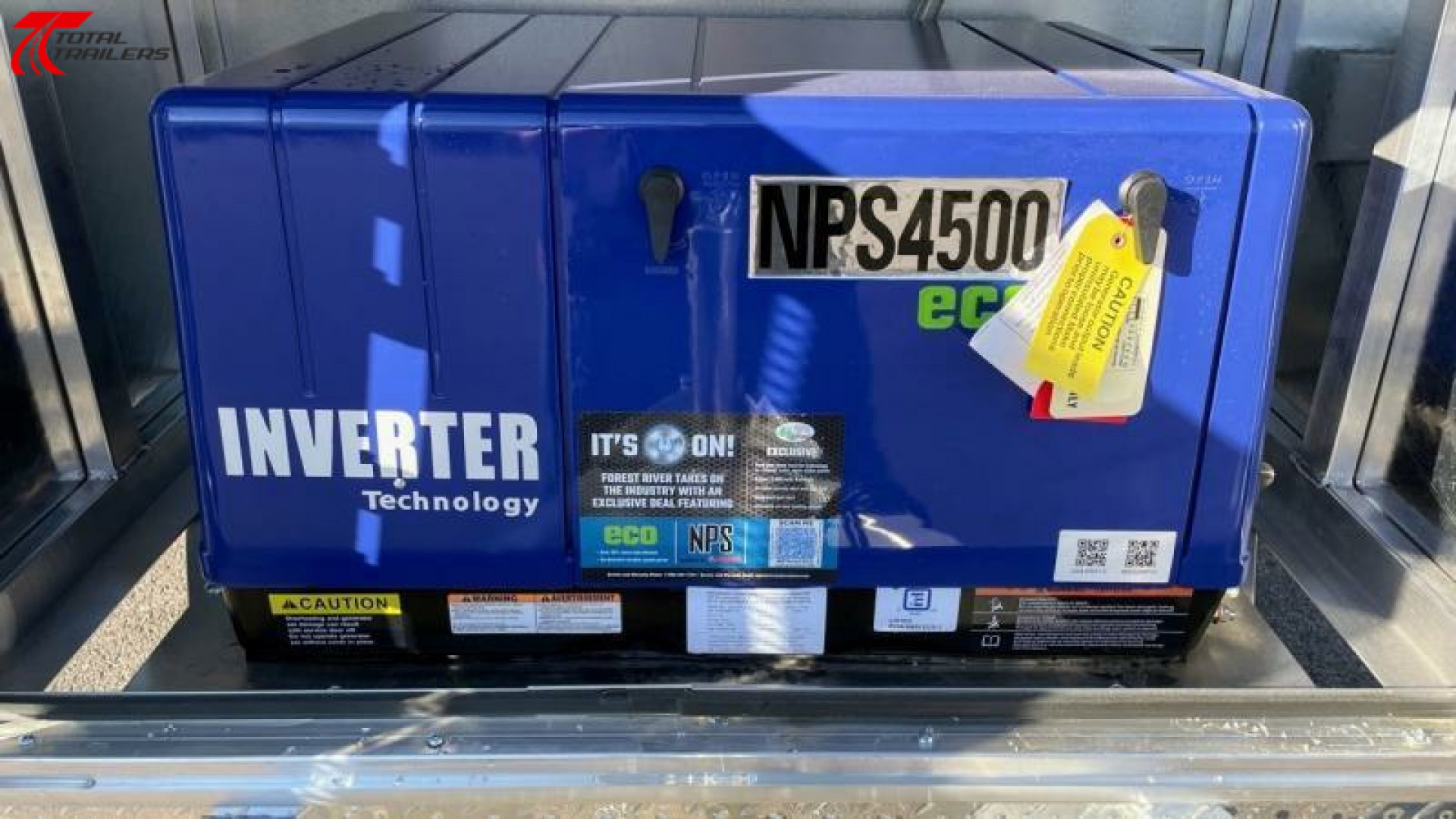 New 7 X 12 Aluminum Fiber Optic Splicing Trailer