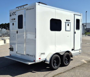 New 7 X 12 Aluminum Fiber Optic Splicing Trailer