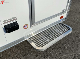 New 7 X 12 Aluminum Fiber Optic Splicing Trailer