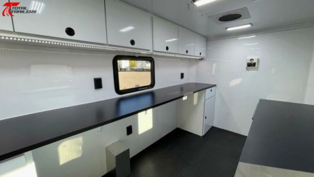 New 7 X 12 Aluminum Fiber Optic Splicing Trailer
