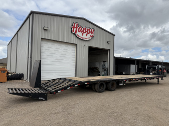 Used 2021 PJ 102"x40' GN Low Pro Flatdeck w/ Duals- LD